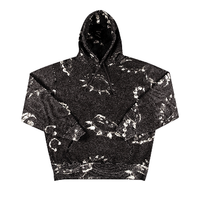 SUPREME SUPREME STUDDED COLLARS HOODED SWEATSHIRT 'BLACK'