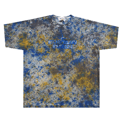 SUPREME SUPREME X STONE ISLAND EMBROIDERED LOGO SHORT-SLEEVE TOP 'DARK BLUE'