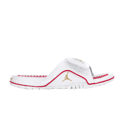 AIR JORDAN JORDAN HYDRO 4 RETRO 'UNIVERSITY RED METALLIC GOLD'