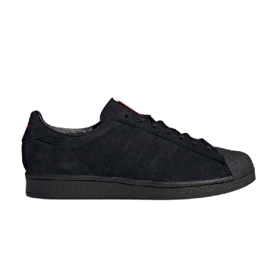 ADIDAS ORIGINALS THRASHER X SUPERSTAR ADV 'BLACK SCARLET'