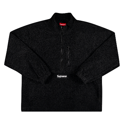 SUPREME SUPREME X POLARTEC HALF ZIP PULLOVER 'BLACK'