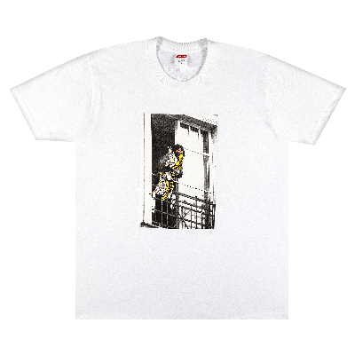 SUPREME SUPREME X ANTIHERO BALCONY TEE 'WHITE'