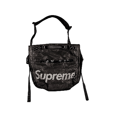SUPREME SUPREME WATERPROOF REFLECTIVE SPECKLED SHOULDER BAG 'BLACK'