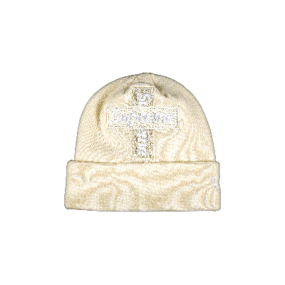 SUPREME SUPREME X NEW ERA CROSS BOX LOGO BEANIE 'NATURAL'
