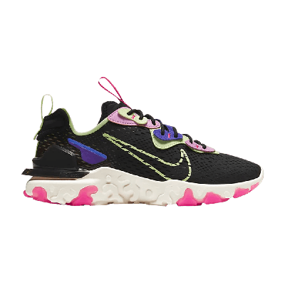 NIKE WMNS REACT VISION 'BLACK BEYOND PINK VOLT'