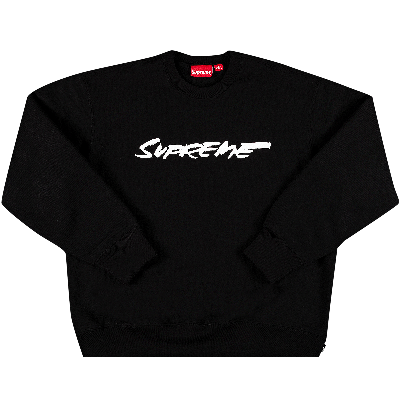 SUPREME SUPREME FUTURA LOGO CREWNECK 'BLACK'