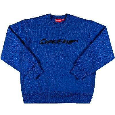 SUPREME SUPREME FUTURA LOGO CREWNECK 'ROYAL'