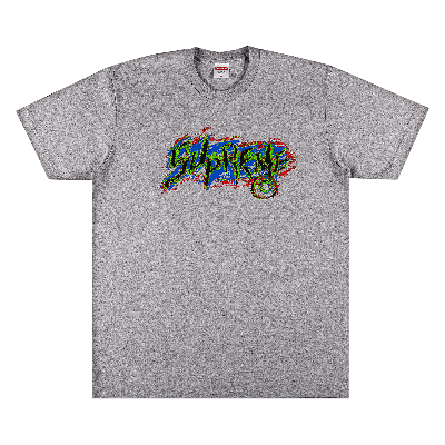 SUPREME SUPREME SCRATCH TEE 'HEATHER GREY'