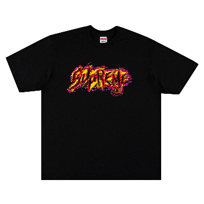 SUPREME SUPREME SCRATCH TEE 'BLACK'