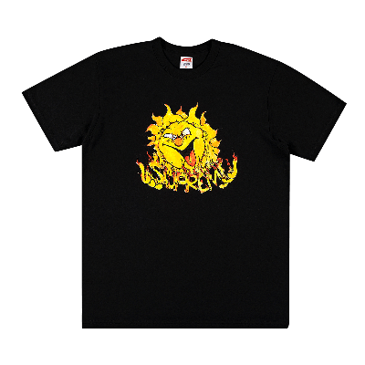 SUPREME SUPREME SUN TEE 'BLACK'