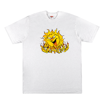 SUPREME SUPREME SUN TEE 'WHITE'