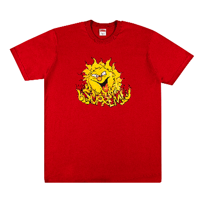 SUPREME SUPREME SUN TEE 'RED'