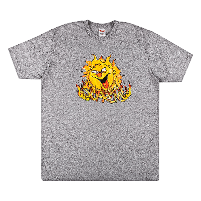 SUPREME SUPREME SUN TEE 'HEATHER GREY'