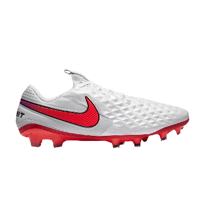 NIKE TIEMPO LEGEND 8 ELITE FG 'WHITE FLASH CRIMSON'
