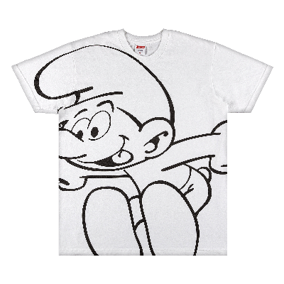 SUPREME SUPREME X SMURFS TEE 'WHITE'