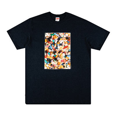 SUPREME SUPREME PILLS TEE 'NAVY'