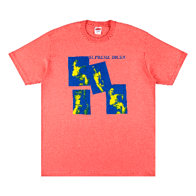 SUPREME SUPREME DICKS TEE 'BRIGHT CORAL'