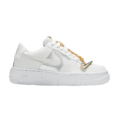 NIKE WMNS AIR FORCE 1 PIXEL 'WHITE GOLD CHAIN'