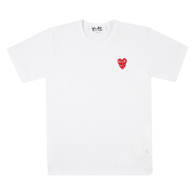 COMME DES GARÇONS PLAY COMME DES GARÇONS PLAY HEART LOGO SHORT-SLEEVE T-SHIRT 'WHITE'