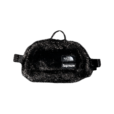 SUPREME SUPREME X THE NORTH FACE FAUX FUR WAIST BAG 'BLACK'