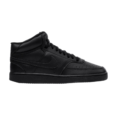 NIKE COURT VISION MID 'TRIPLE BLACK'
