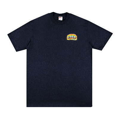 SUPREME SUPREME CHROME TEE 'NAVY'