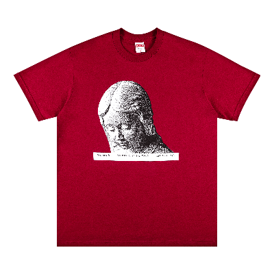 SUPREME SUPREME EVERYWHERE TEE 'CARDINAL'