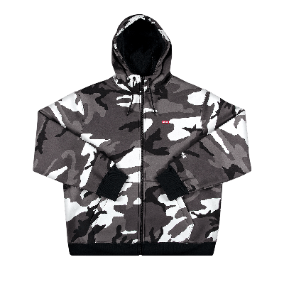 SUPREME SUPREME X WINDSTOPPER ZIP UP HOODED SWEATSHIRT 'SNOW CAMO'