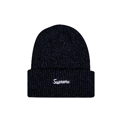 SUPREME SUPREME LOOSE GAUGE BEANIE 'NAVY'