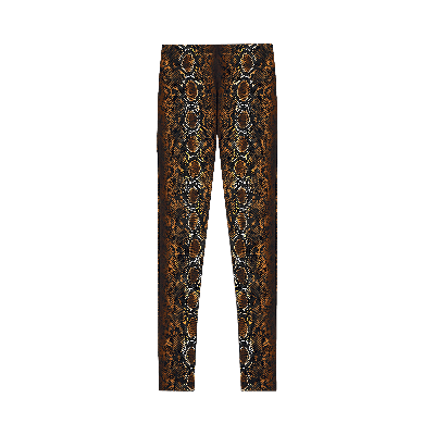 VERSACE PYTHON PRINT LEGGINGS 'NATURAL'