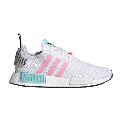 ADIDAS ORIGINALS WMNS NMD_R1 'WHITE TRUE PINK HOLOGRAM'
