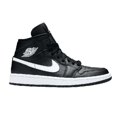 AIR JORDAN WMNS AIR JORDAN 1 MID 'BLACK WHITE'