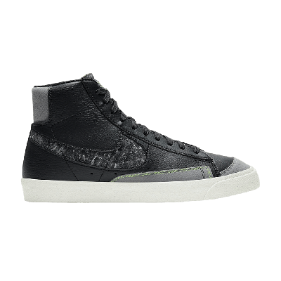 NIKE BLAZER MID '77 VINTAGE 'RECYCLED WOOL PACK - BLACK ELECTRIC GREEN'