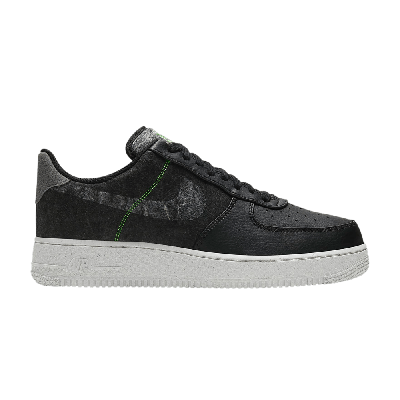 NIKE AIR FORCE 1 '07 LV8 'RECYCLED WOOL PACK - BLACK ELECTRIC GREEN'