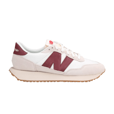 NEW BALANCE 237 'WHITE BURGUNDY'