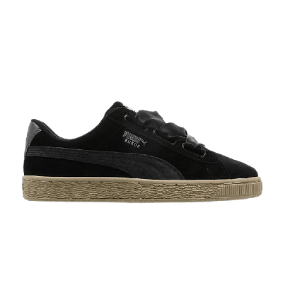 PUMA WMNS SUEDE HEART 'SAFARI - BLACK'
