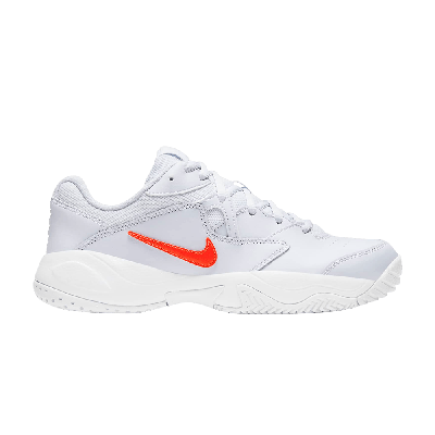 NIKE WMNS COURT LITE 2 'FOOTBALL GREY BRIGHT CRIMSON'