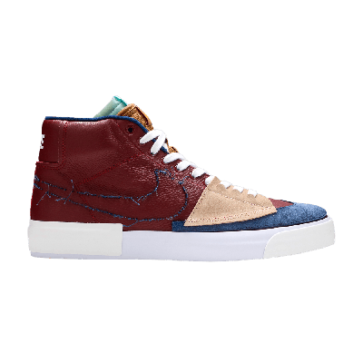 NIKE ZOOM BLAZER MID EDGE SB 'TEAM RED NAVY'
