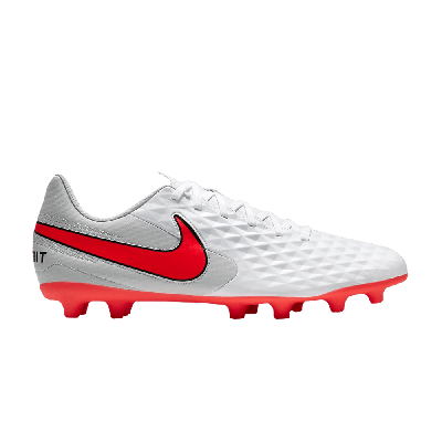 NIKE TIEMPO LEGEND 8 CLUB FG MG 'WHITE FLASH CRIMSON'
