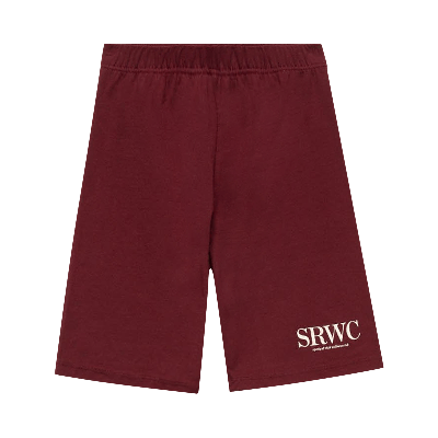 SPORTY AND RICH UPPER EAST SIDE BIKER SHORT 'MERLOT'