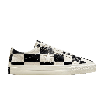 CONVERSE ONE STAR LOW 'WARPED BOARD - WHITE BLACK'