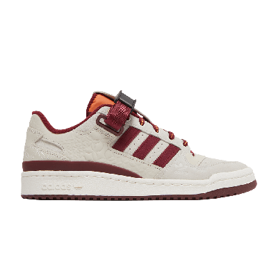 ADIDAS ORIGINALS FORUM LOW 'CHALK BURGUNDY'