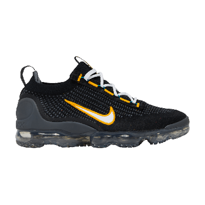 NIKE AIR VAPORMAX 2021 FLYKNIT 'BLACK UNIVERSITY GOLD'