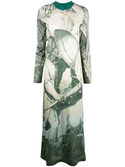 F.R.S FOR RESTLESS SLEEPERS IDRO LONG-SLEEVE T-SHIRT DRESS