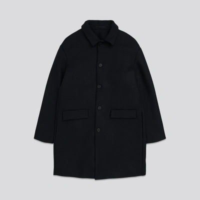 ASKET THE WOOL COAT DARK NAVY