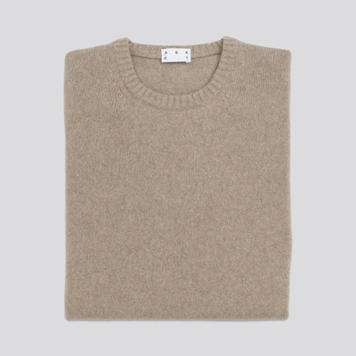 ASKET THE CASHMERE SWEATER LIGHT BROWN