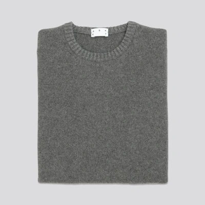 ASKET THE CASHMERE SWEATER DARK GREY