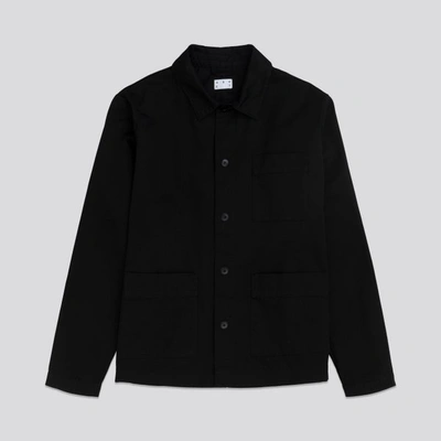 ASKET THE OVERSHIRT BLACK