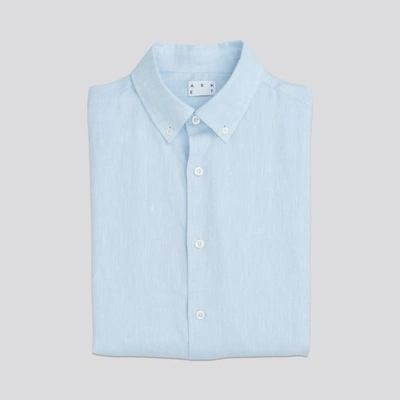 ASKET THE LINEN SHIRT LIGHT BLUE