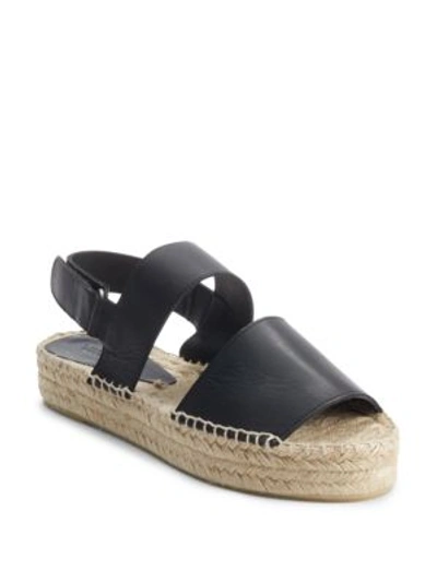 VINCE Emilia Open Toe Flatform Espadrilles
